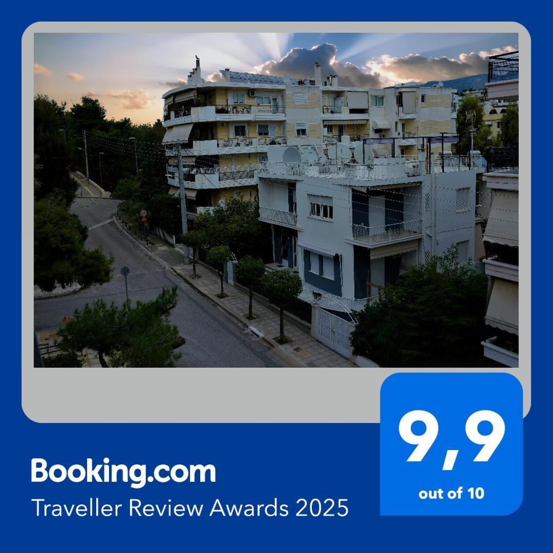 Zefyros Super Cool Apartments Next To Alimos Riviera Афіни Екстер'єр фото
